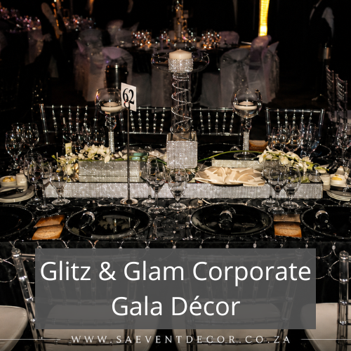 Glitz & Glam Corporate Gala Décor Glitz Glam Corporate Gala Decor