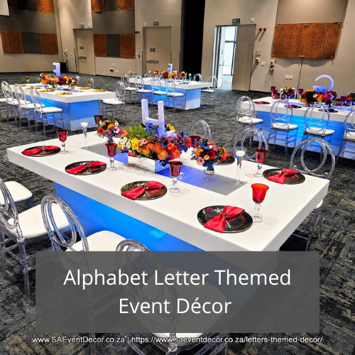Themed Event Concept & Design 12 Alphabet Letter Event feature