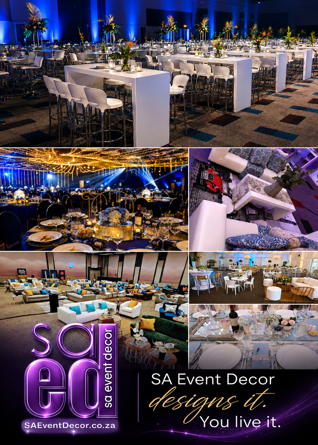 SA event decor home page