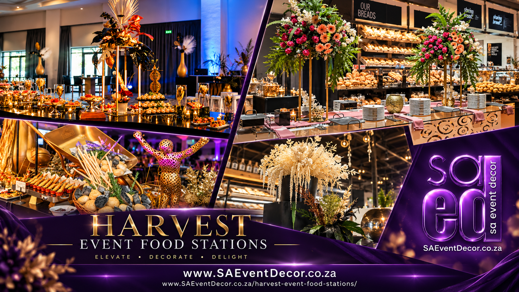 Harvest food stations by SA Event Decor Harvest food stations by SA Event Decor