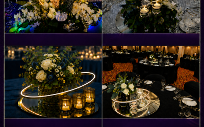 SA Event Decor 22 Illuminated Circle Centerpieces for Modern Corporate Events