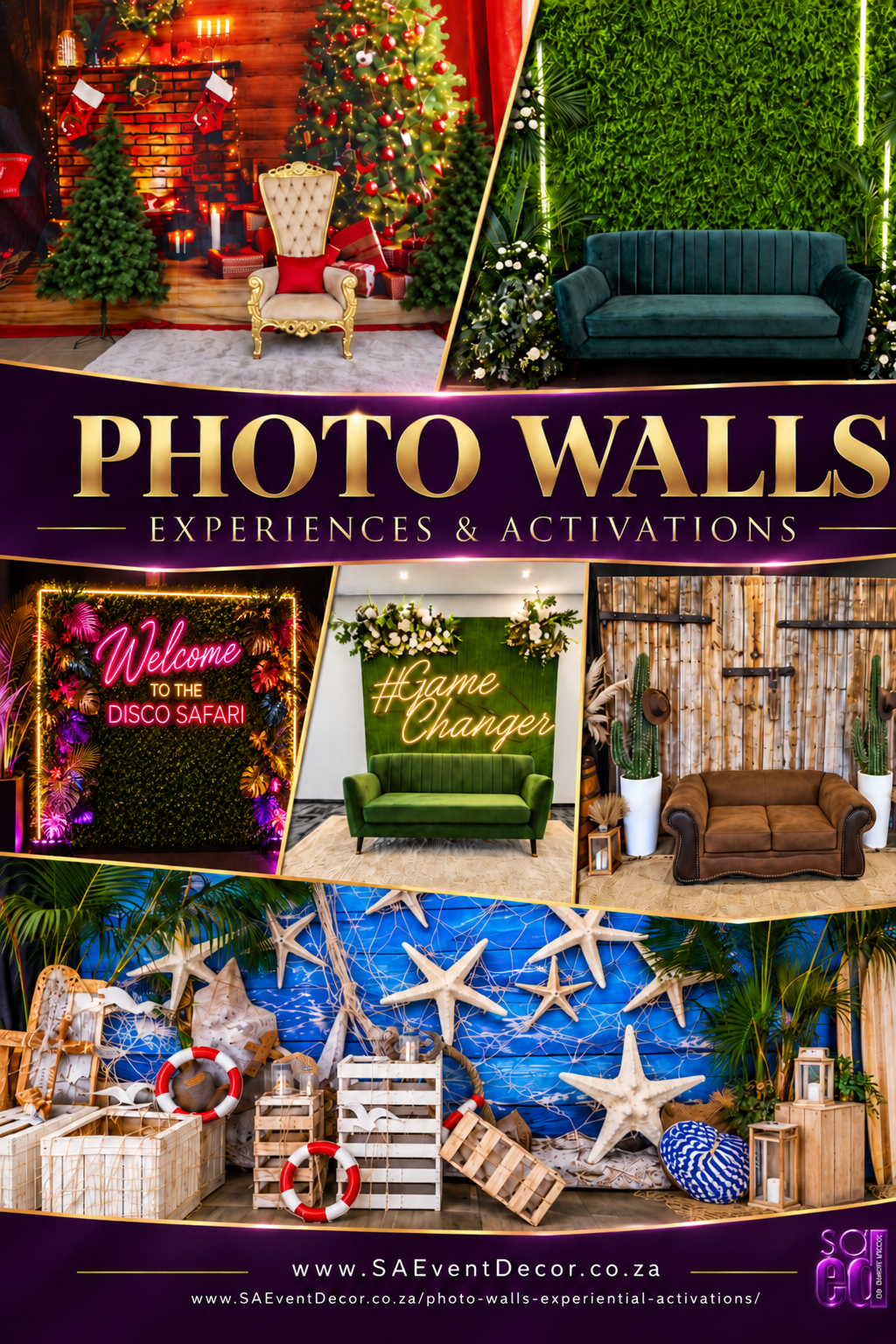 Phot walls by SA Event Decor Phot walls by SA Event Decor