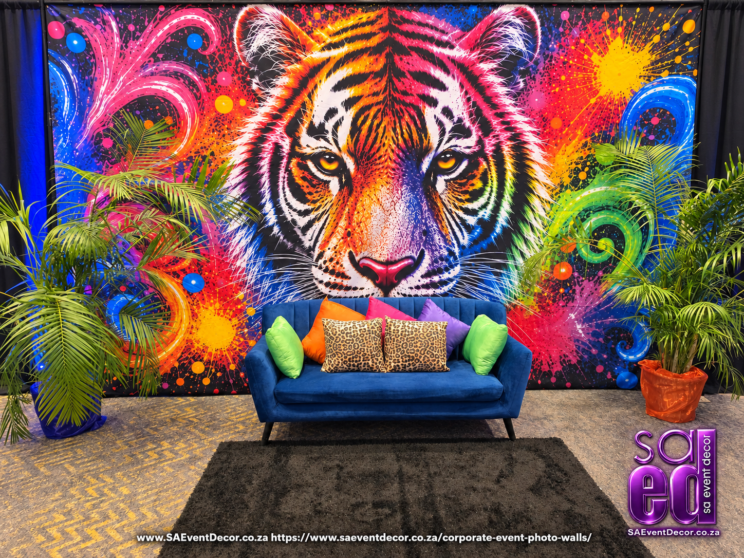 Photo Wall Disco Safari SA Event Decor Photo Wall Disco Safari SA Event Decor