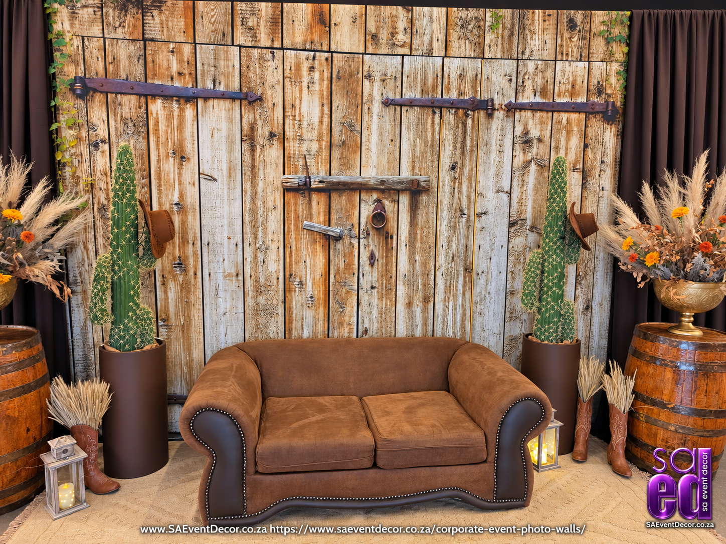 Photo wall Wild Best SA Event Decor