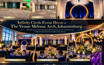 SA Event Decor 102 Infinity Circle Event Décor at The Venue Melrose Arch, Johannesburg