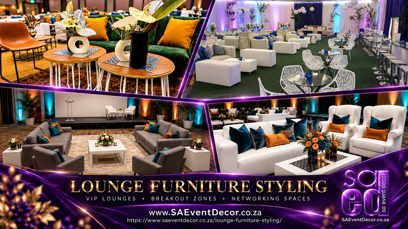 VIP Lounge Networking Zones By SA Event Decor VIP Lounge Networking Zones By SA Event Decor