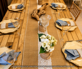 Natural Brown Table Top Rentals 2