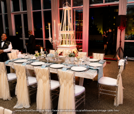 Whitewashed Vintage Table Rentals 2