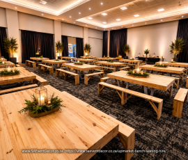 Upmarket Bench Seating Hire 2