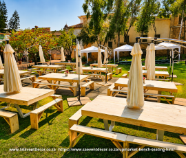 Upmarket Bench Seating Hire 4