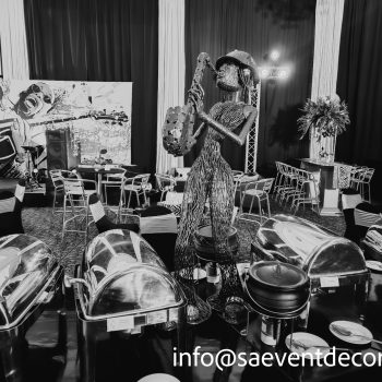 African Jazz cocktail event themed decor 41 1282585187
