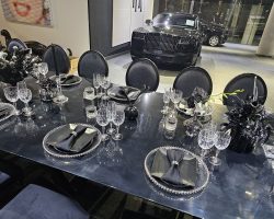 Black Silver & Crystal 4