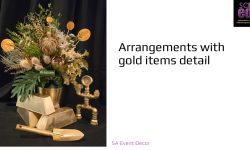 City of Gold Themed Event Decor 5