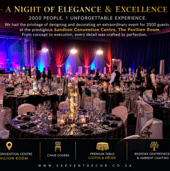 Glitz & Glam Corporate Gala Décor 7