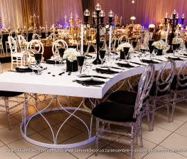 Serpentine S-Shaped Geometric Table Hire 4 2232064972