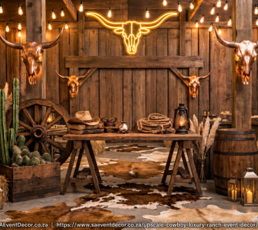 Upscale Cowboy & Luxury Ranch Event Decor and Corporate Event Styling 1