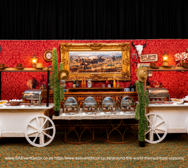 Around the World Food Stations and Harvest Table Décor 2