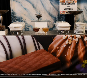 Around the World Food Stations and Harvest Table Décor 21