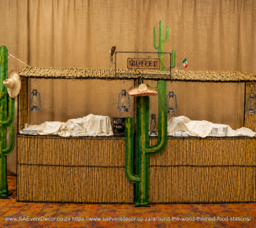 Around the World Food Stations and Harvest Table Décor 17