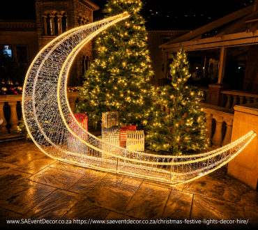 Christmas, Festive Lights & Winter Wonderland Backdrop Hire 1