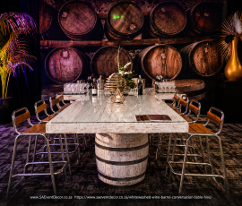 Wine Barrel Event Décor Hire for Corporate Events 1
