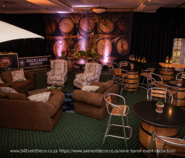 Wine Barrel Conversation Table Hire for Corporate Events 7 2033082397