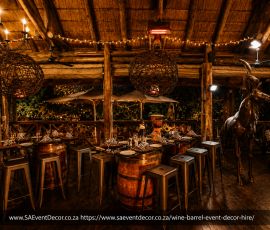 Wine Barrel Event Décor Hire for Corporate Events 5
