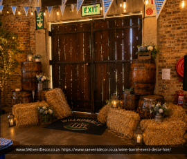 Wine Barrel Event Décor Hire for Corporate Events 6