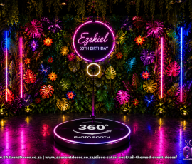 Disco Safari Cocktail Themed Event Décor 8 2133720199