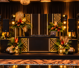 African Gala Themed Dinner Event Décor 7 642106279