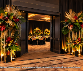 African Gala Themed Dinner Event Décor 4 4170932022