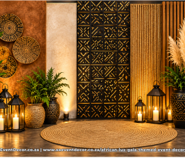 African Lux Gala Themed Event Décor 12 860909418