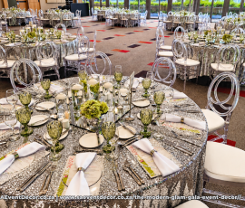 Modern Glam Gala Event Décor 6 4125919425